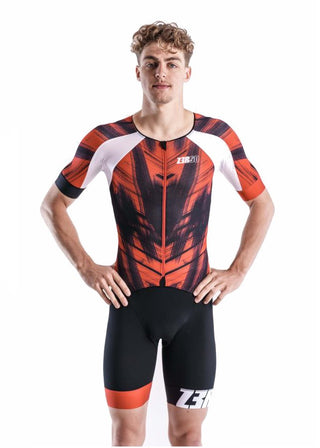 Body triathlon uomo Z3R0D Racer con manica