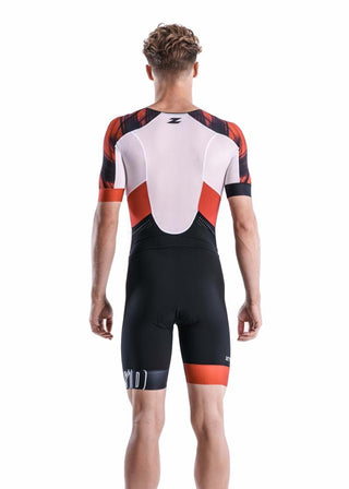 Body triathlon uomo Z3R0D Racer con manica