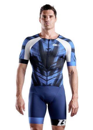 Body triathlon uomo Z3R0D Racer con manica