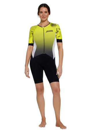 Body triathlon donna Zoggs Predator Ultra con manica