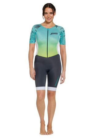 Body triathlon donna Zoggs Predator Pro con manica