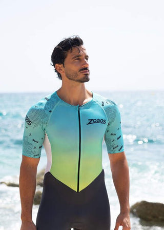 Body triathlon uomo Zoggs Predator Pro con manica