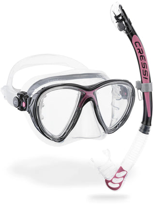Kit snorkeling Cressi Big Eyes Evolution + Alpha Ultra Dry Snorkel Combo