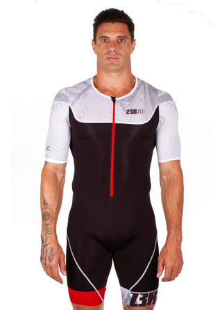 Body triathlon uomo Z3R0D Start con manica