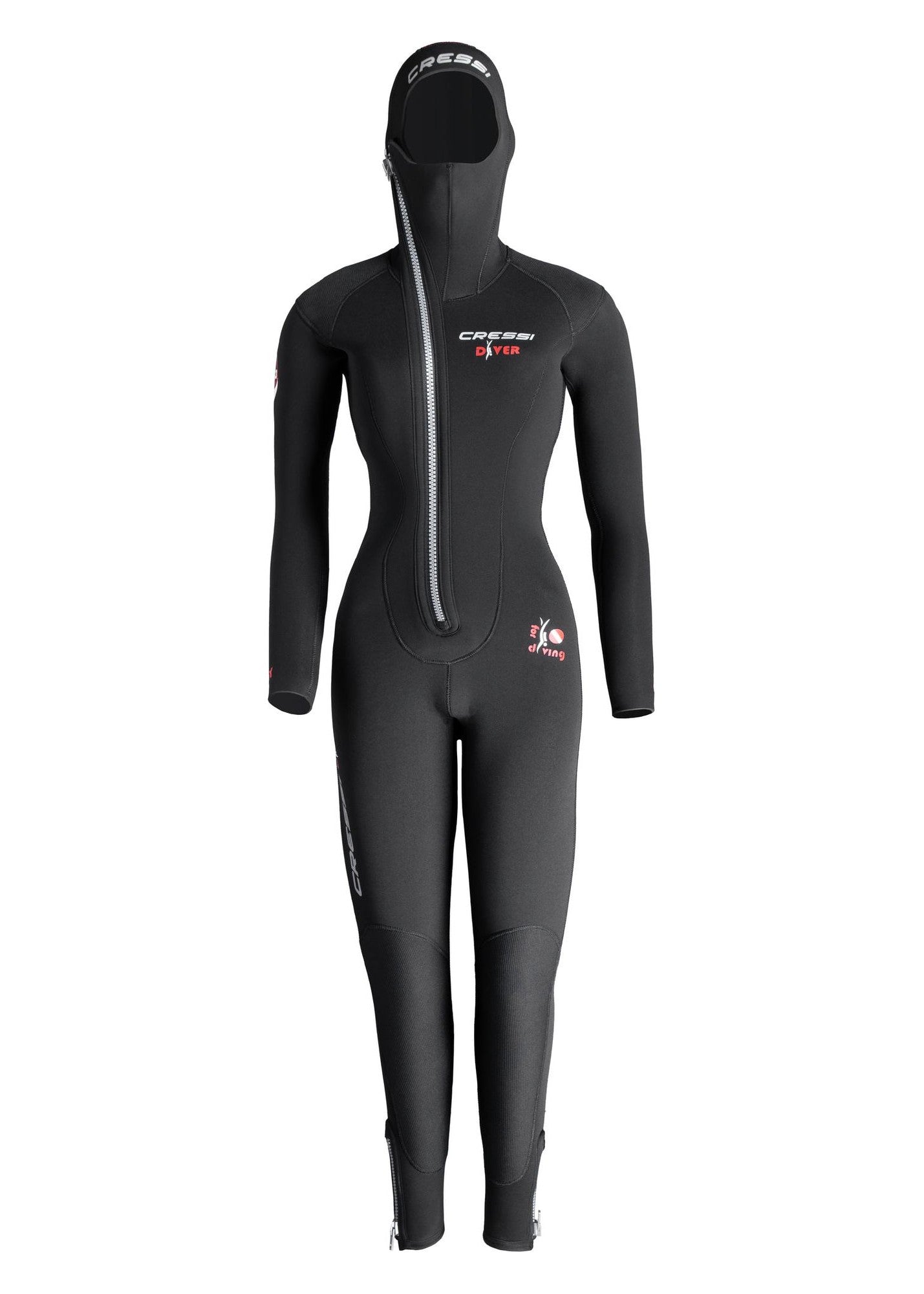 Cressi Triton Lady All In One Swim Wetsuit 1.5mm, Muta Donna Monopezzo Da Nuoto Neoprene Alta Densita Glide Skin Nero Arancio L 4 110584988