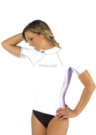 Rashguard donna Cressi maniche corte