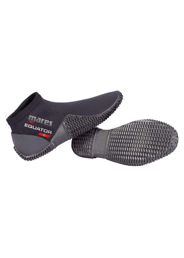 Cressi Minorca Short Dive Boot - Calzari Da Spiaggia E Scoglio - Nero - Suola Antiscivolo - Taglia XS 36/37