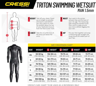 Muta Cressi Triton uomo
