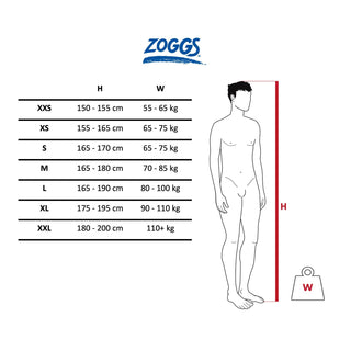 Body triathlon uomo Zoggs Predator Ultra con manica